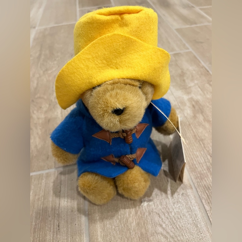 Vintage 1988 Paddington Bear Plush Eden Toys Tags Attached Collectible